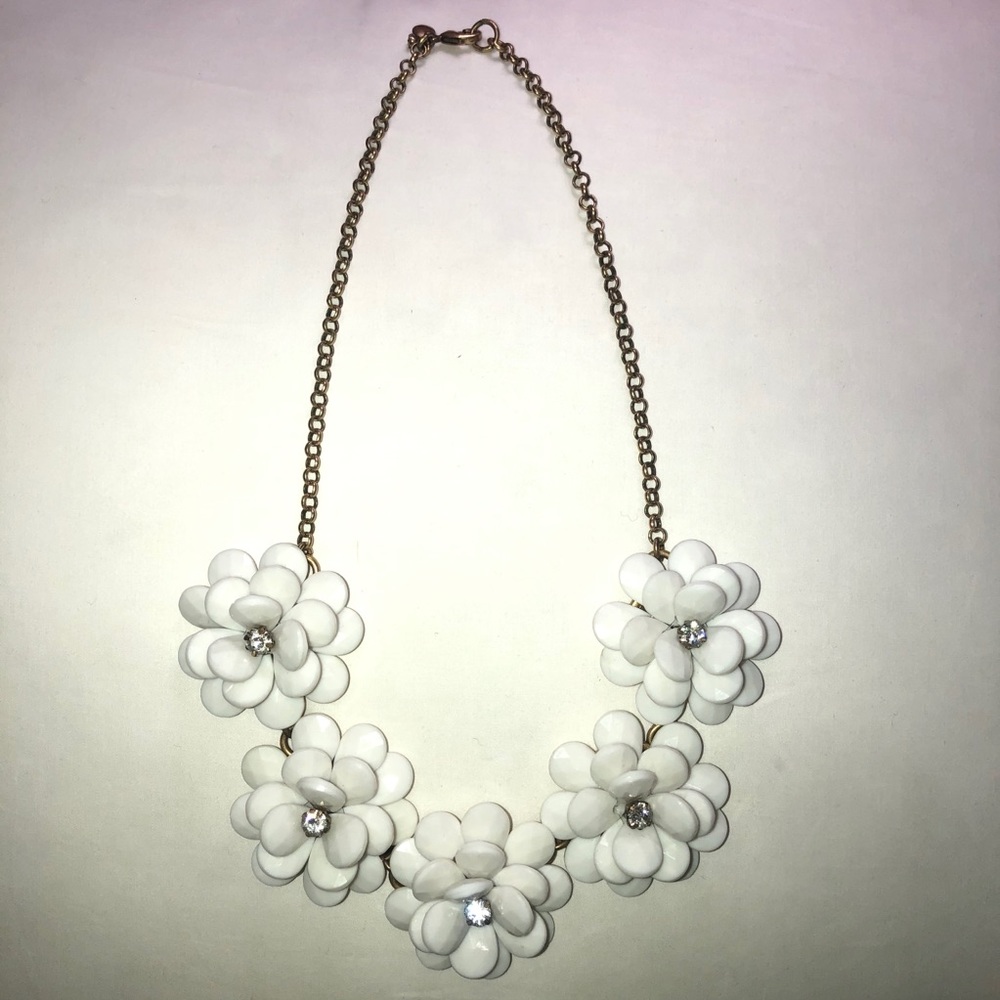J. Crew Daisy Flower Statement Necklace - Picture 4 of 6